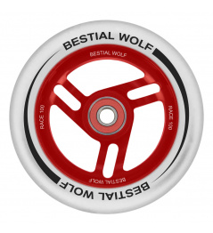 Bestial Wolf Race 100 mm koliesko bielo červené