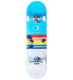 Skateboard Ocean Pacific Sunset 8.25" Bílo/Modrý