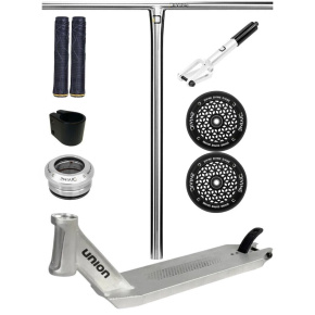 Freestyle koloběžka Custom Divine X Union HoneyComb 490 mm stříbrná