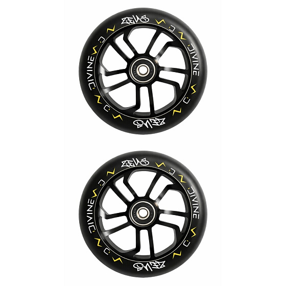 Balení 1+1 Kolečka Divine Zeus 120mm černé 2ks
