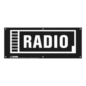 Radio Shop Banner (Regular 100x40cm)