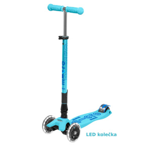 Maxi Micro Deluxe skládací - bright blue LED