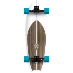 Hydroponic Fish Complete Surfskate (31.5"|Classic 2.0 White / Brown)