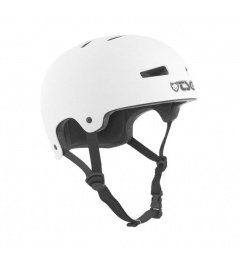 TSG Evolution Solid Color Helmet Satin White L/XL