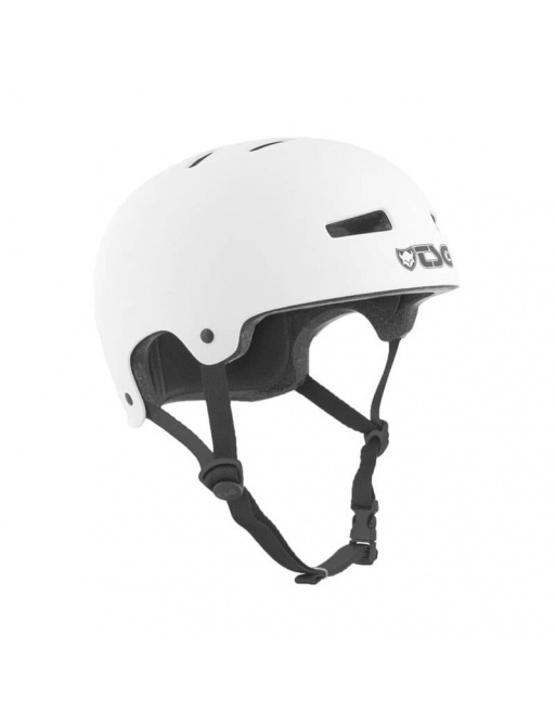 TSG Evolution Solid Color Helmet Satin White L/XL