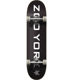 Zoo York Logo Block Complete Skateboard (7.75"|Černá/Bílá/Šedá)