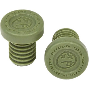 BSD Forever Koncovky Řidítek (Surplus Green)