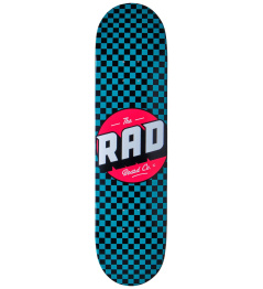 RAD Checker Skate Deska (7.75"|Černá/Tyrkysová)