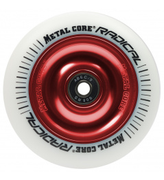 Metal Core Radical 110 mm koliesko bielo červené