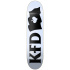 KFD Logo Flagship Skate Deska (8.75"|White)