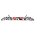 RAD Checkers Progressive Skateboard Komplet (7.75"|Černá/Bílá)