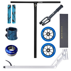 Freestyle koloběžka Custom Divine X Triad Vixen V2 520mm modro/stříbrná