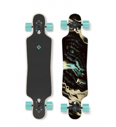Street Surfing Wolf - artist series longboard