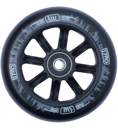 Kolečko Longway Tyro Nylon Core 100mm Black/White Flame