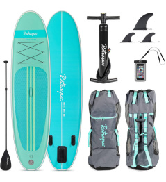 Retrospec Weekender 10' Nafukovací Paddleboard (Seafoam)