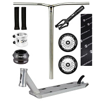 Custom freestyle koloběžka – Longway × Divine Kaiza 480 mm černá | Scootshop.cz