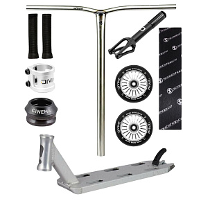 Freestyle koloběžka Divine X Longway Kaiza stříbrná