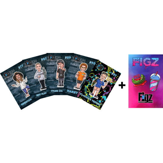 Samolepky Figz Collectors Scooter Sticker 6-Pack Pack 2
