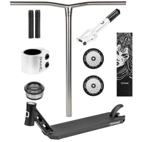 Freestyle koloběžka Custom Divine Park Titanium stříbrná
