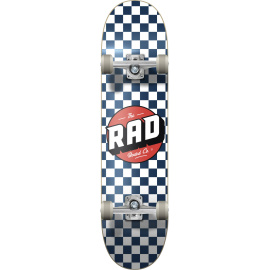 RAD Checkers Skateboard Komplet (7.5"|Navy)