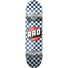 RAD Checkers Skateboard Komplet (7.5"|Navy)