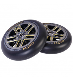 Kolečka Oath Binary 110mm x 24mm Gold/Titanium
