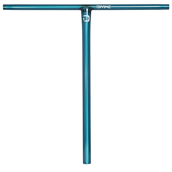 Řídítka Divine T-bar standard 700x610 mm Polished Teal