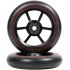 North Garrett Braz G5 Kolečka Na Freestyle Koloběžku 2-balení (115mm|Matte Black/Dark Brown)