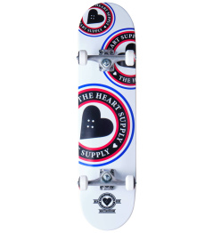Heart Supply Orbit Logo Skateboard Komplet (8"|Bílá/Černá/Modrá)