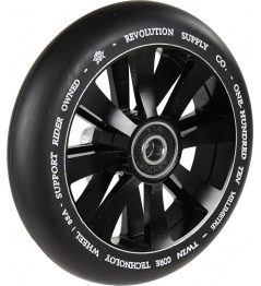 Kolečko Revolution Supply Twin Core 110mm černé