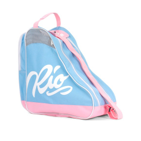 Rio Roller Script Skate Bag - Blue / Pink