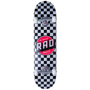 RAD Checkers Skateboard Komplet (8"|Černá)