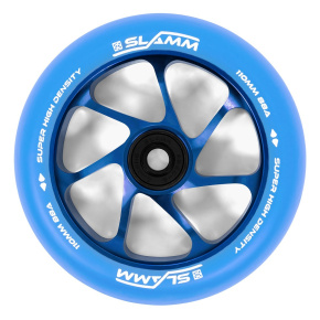 Slamm 110mm Team Wheels - Blue / Blue - 110mm