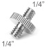 1/4  Male to 1/4  Male Screw