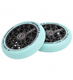 Kolečka Oath Bermuda 120mm Anodised Black/Teal 2ks