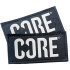 Core Velcro Chránič kolen Tags 2-balení (Černá)